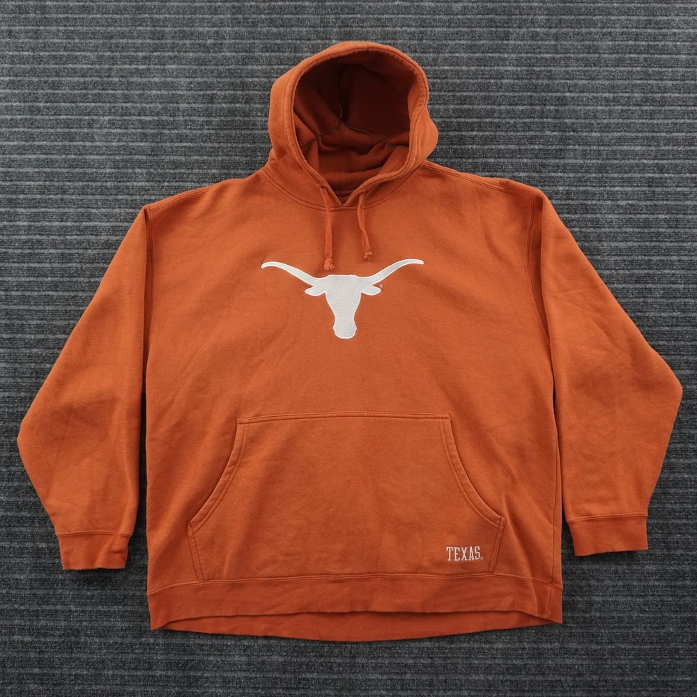 Pro Player Texas Longhorns Hoodie Men 2XL Burnt Orange Embroidered Logo Pullover